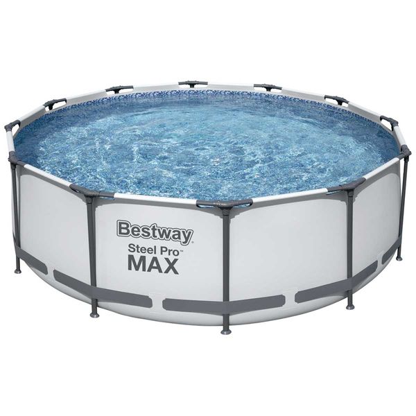 Каркасний басейн Bestway 56420 (366х122 см) з картриджним фільтром, тентом і драбиною 7491 фото