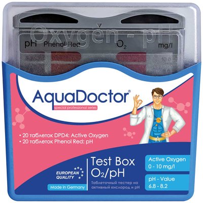 Тестер AquaDoctor Test Box O2/pH 23545 фото