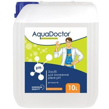 Засіб для зниження pH AquaDoctor pH Minus HL (Соляна 14%) 10 л 25649 фото