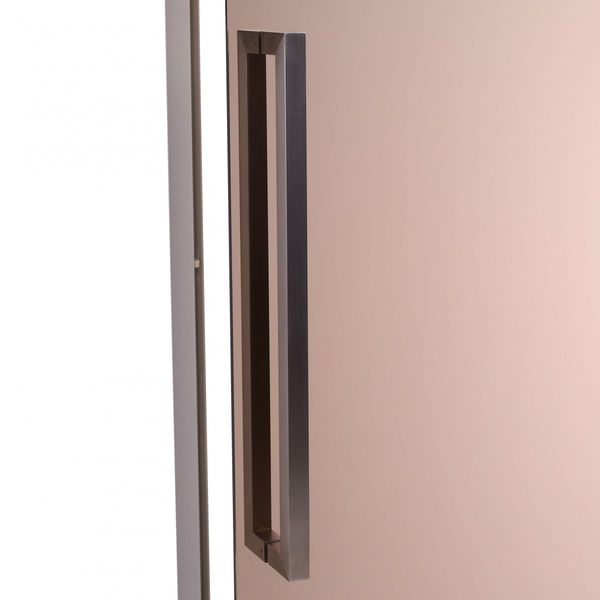 Скляні двері для хамама GREUS Exclusive 70/190 бронза 2 петлі 109227 фото