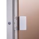 Стеклянная дверь для хамама GREUS Exclusive 70/190 бронза 2 петли 109227 фото 5