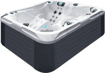 СПА-басейн Passion Spas Happy (213х175х83 см), Сріблясто-білий 34140 фото