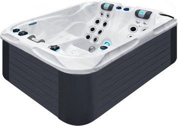 СПА-басейн Passion Spas Soulmate (213х165х84 см), Сріблясто-білий 34141 фото