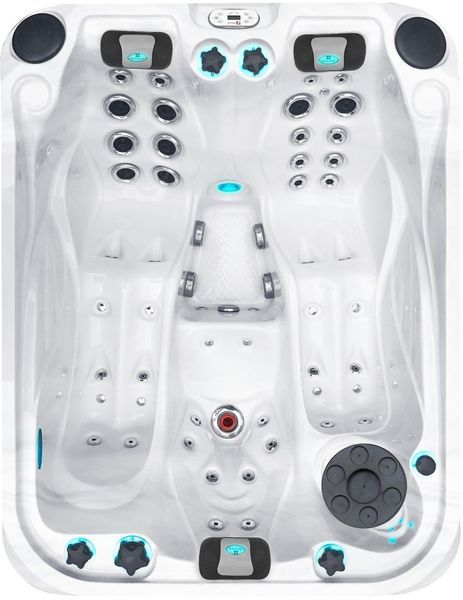 СПА-басейн Passion Spas Soulmate (213х165х84 см), Сріблясто-білий 34141 фото