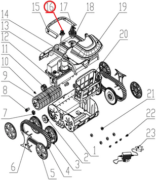 Роз'єм для зарядки до пилососа Wybotics WY200 33199 фото