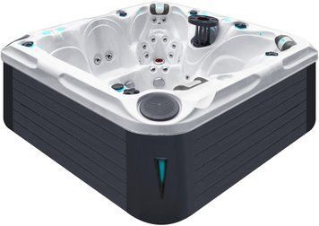Гідромасажний басейн Passion Spas Solace (213х213х91 см), Сріблясто-білий 34144 фото