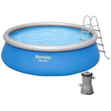 Надувний басейн Bestway 57289 (457х122) з картриджним фільтром 7496 фото