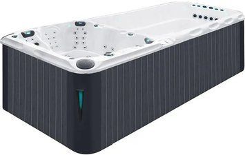 Плавальний SPA басейн Passion Spas Dynamic (590x227x126 см), Сріблясто-білий 35580 фото
