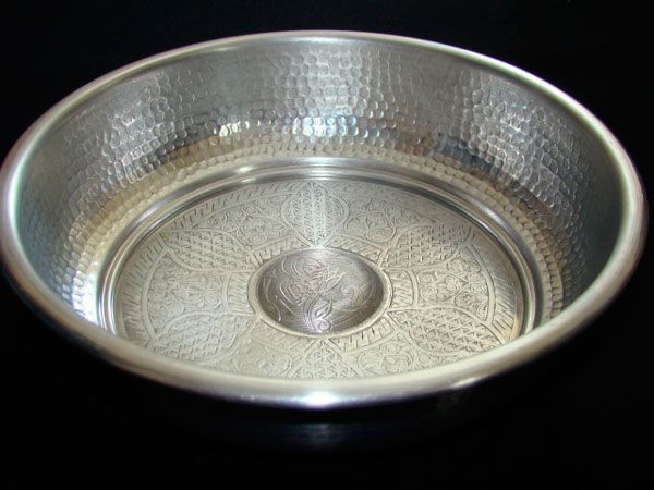 Чаша для омовения хром для хаммама - турецкой бани 109775 фото