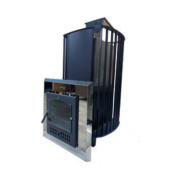 Дровяна піч Ecoflame Карпати 40 для лазні та сауни 2136390398 фото
