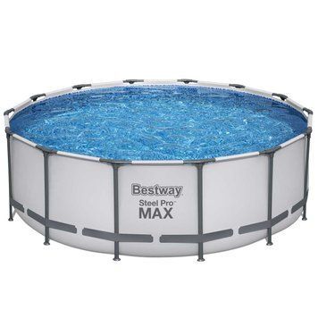 Каркасний басейн Bestway 5612X (427х122 см) з картриджним фільтром, тентом і драбиною 25302 фото