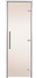 Стеклянная дверь для хамама GREUS Premium 80/200 бронза 108905 фото 1