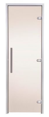 Скляні двері для хамама GREUS Premium 80/200 бронза матова 109004 фото