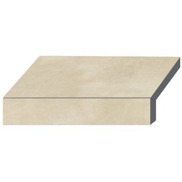 Бортова Г-подібна плитка Aquaviva Patio Beige, 600x345x50(20) мм 30285 фото