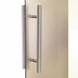 Стеклянная дверь для хамама GREUS Premium 80/200 бронза матовая 109004 фото 3