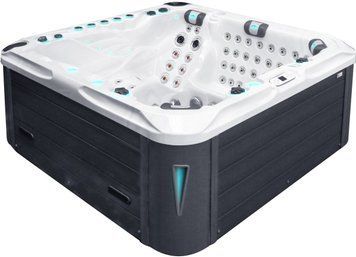 Гідромасажний басейн Passion Spas Felicity Mighty Wave (230x230x91 см), Сріблясто-білий 34151 фото