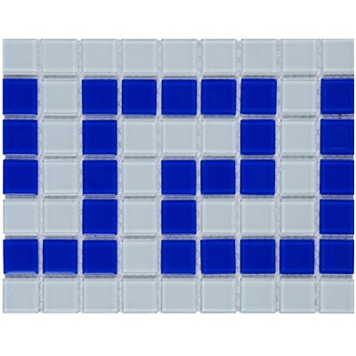 Фриз грецький Aquaviva Cristall W/B біло-синій, уцінка 16974 фото