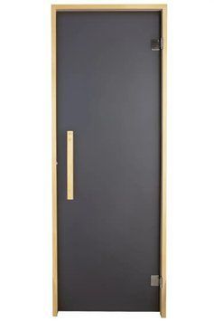 Двері для сауни Tesli Lux Graphite Sateen 70/190 9_112084 фото