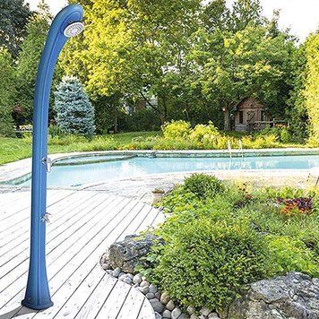 Душ сонячний Aquaviva So Happy з мийкою для ніг, блакитний DS-H221BL, 28 л 27091 фото