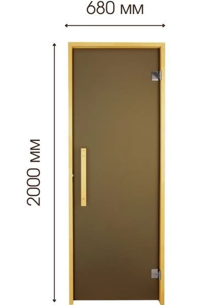Двері для сауни Tesli Lux Sateen 70/200 9_112085 фото