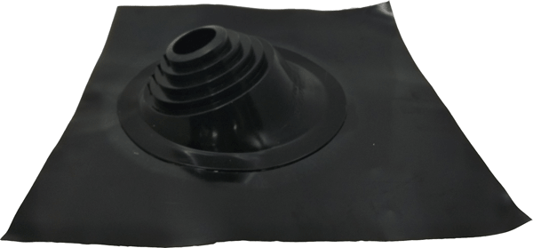 Покрівельний прохід Майстер Flash кутовий чорний (76-203 мм) 101354 фото