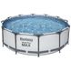 Каркасний басейн Bestway 56420 (366х122 см) з картриджним фільтром, тентом і драбиною 7491 фото 2