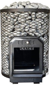 Дров'яна піч для лазні та сауни COZY 18 O-TW виносна топка 2531209674 фото