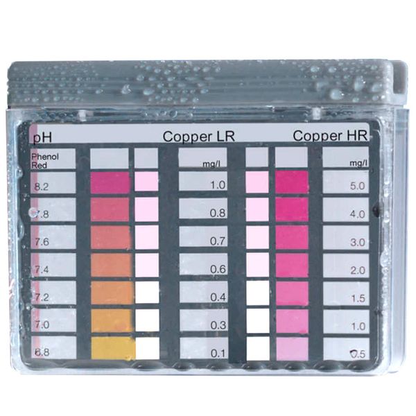 Тестер AquaDoctor таблетковий pH та Мідь LR/HR (20 тестів) 33521 фото