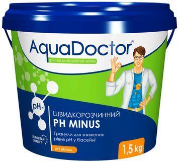 Засіб для зниження pH AquaDoctor pH Minus 1.5 кг в гранулах 40734 фото