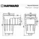 Скімер Hayward 3110 PREMIUM Standart під бетон 32293 фото 2
