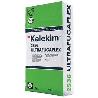 Еластична фуга для швів із силіконом Kalekim Ultrafuga Flex 2536 (5 кг) Сірий сатин 28550 фото