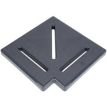 Кутовий елемент Aquaviva KKG-25-1 Classic для переливної решітки, 90&deg;, 245х25 мм (сірий) 26434 фото