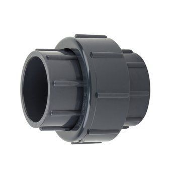 Муфта ПВХ Aquaviva розбірна клей-клей d50 мм 17038 фото