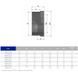 Втулка-футорка ПВХ Effast RERRCE090H коротка, різьбова 3"x2-1/2" 27221 фото 2