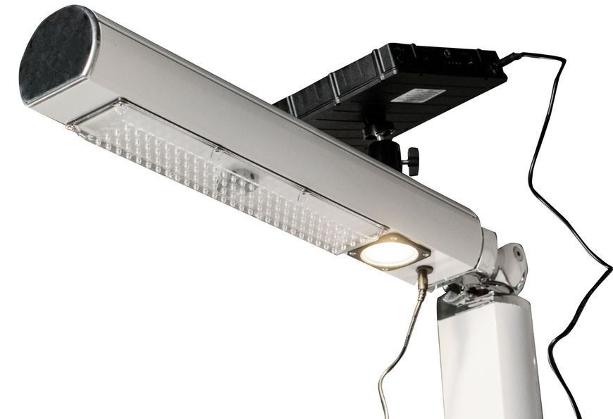 Душ вуличний Aquaviva Quick з LED підсвіткою та мийкою для ніг, білий Q825/9003-QL 33036 фото