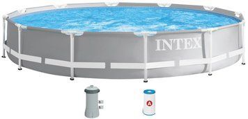 Каркасний басейн Intex 26712 Premium (366х76 см) з картриджним фільтром 31408 фото