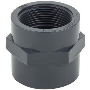 Муфта ПВХ Era US01190x3", з внутрішньою різьбою d90х3" 4059 фото
