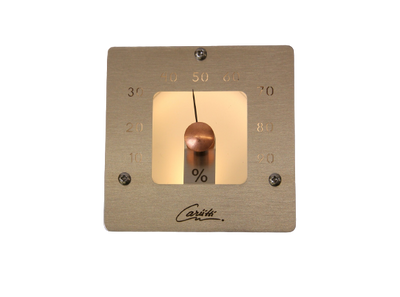 Гигрометр с подсветкой Cariitti SQ для бани и сауны 109010 фото