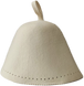 Шапка фетровая белая для бани и сауны 9_110601 фото 1