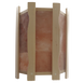 Огорожа світильника кутова GREUS з гімалайською соллю на 4,5 плитки для лазні та сауни 107183 фото 1