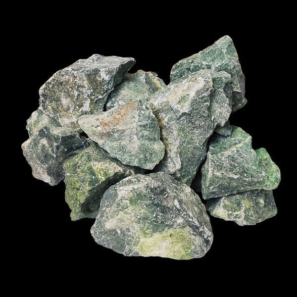 Камінь жадеїт колотий 5-10 см 10 кг для лазні та сауни 9_111649 фото