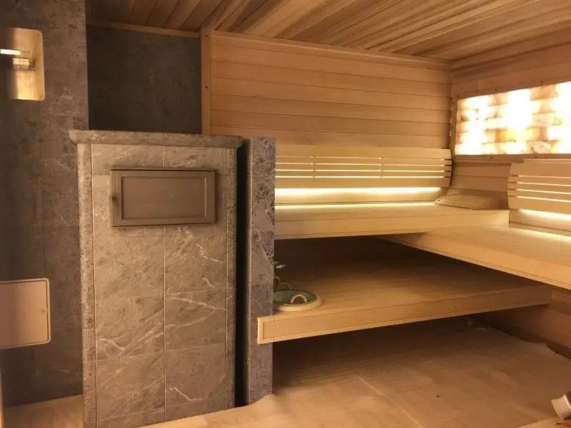 Дров'яна піч для лазні та сауни Tulikivi GRINION Nobile з виносною топкою 110419 фото