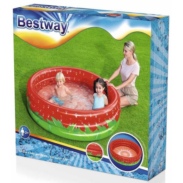 Дитячий надувний басейн Bestway 51145 Солодка полуниця (160x38 см) 25296 фото