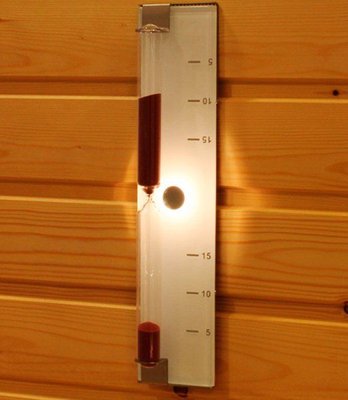 Песочные часы Cariitti с подсветкой для бани и сауны 01371 фото