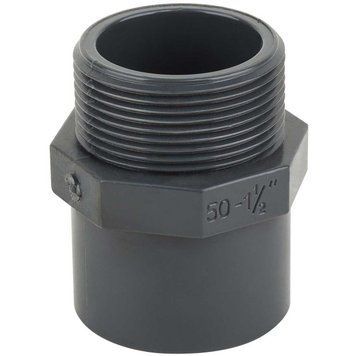 Муфта ПВХ Kripsol MR30 40.C редукційна, із зовнішньою різьбою d32-40х1-1/4" 1048 фото