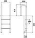Сходи для басейну Flexinox Muro (2 сходинки), AISI-316L 27122 фото 2