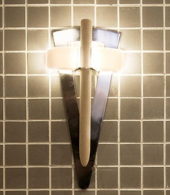 Світильник Факел TL 100 з дерев'яним стрижнем Cariitti для лазні та сауни 01056 фото