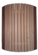 Огородження світильника углове с термовставкою для лазні та сауни 106884 фото 1