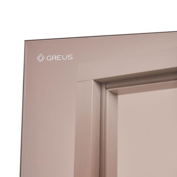Скляні двері для хамама GREUS Exclusive 80/200 бронза 3 петлі 1278672650 фото