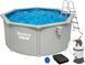 Збірний басейн Bestway Hydrium 56566 (300x122 см) з пісочним фільтром, драбиною та тентом 15835 фото 1